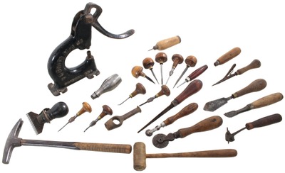 Assorted Makers: Lot Of Assorted Leather Tools