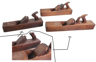 Assorted Makers: Two Dbl. Iron Bench Plane