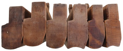 D.R. Barton & Company, Rochester, New York: Three Pairs Of H/R Molding Planes