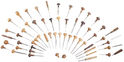 Assorted Makers: Lot Of Extra Clean Engraver's "Gravers"