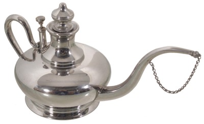 Bowman, Manning & Company, Meriden, Connecticut: Spectacular Whale Oil Lamp Filler Can