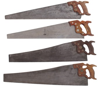 Henry Disston & Sons, Philadelphia, Pennsylvania: Four Clean & Usable Hand Saws