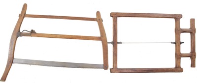 Assorted Makers: Two Early Type Frame Saws
