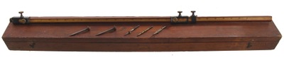 Houghton-Butcher Manufacturing Company, London, England, No. 778: Set Of Mahogany & Boxwood Trammels