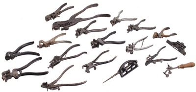 Assorted Makers: Coll. Of Assorted Saw Sets