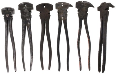 Assorted Makers: Coll. Of Six Unus. Fencing Tools