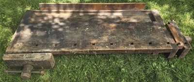Unmarked: Laminated Wooden Bench Top