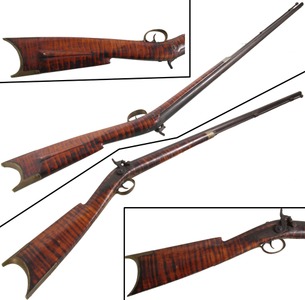 Ambrose H. Chapin, Earlville, New York: 19th C. Percussion Cap Rifle