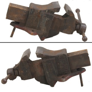 Charles Parker Company, Meriden, Connecticut, No. 39: Heavy Duty 4" Jaw Bench Vise