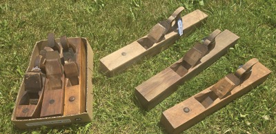 Assorted Makers: Working Set Of Wooden Bench Planes