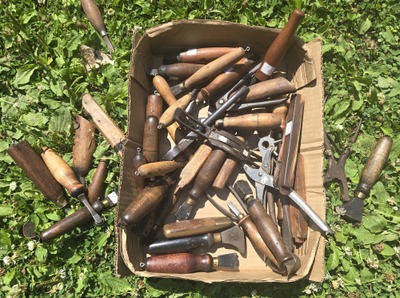 Assorted Makers: Lot Of Clean & Usabl Leather Tool