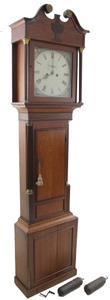 Unmarked: Classic 19th C. Type "Grandfather" Clock