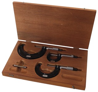 L.S. Starrett Company, Athol, Massachusetts, No. 436: Boxed Set Of Three Unused Micrometers