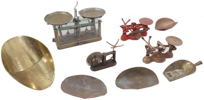 Assorted Makers: Lot Of Four 20th C. Balance Scales