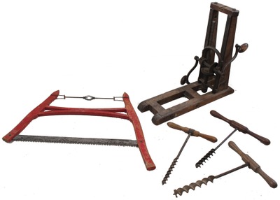 Assorted Makers: Timber Framing Tools Opportunity Lot