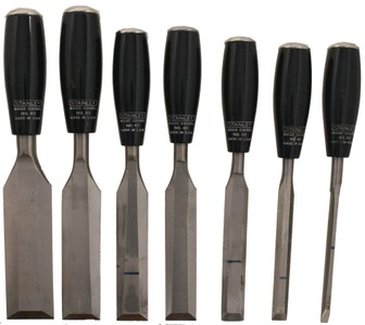 Stanley Rule & Level, No. 40: Stepped Set Of Seven "Everlasting" Chisel