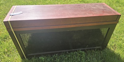 Unmarked: Hinged Glass Front Display Case