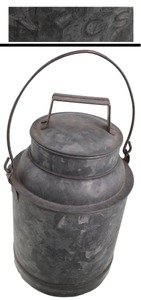 New York Central System/N.Y.: Early Galvanized Railroad Can