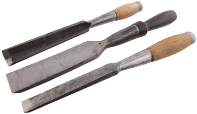 Assorted Makers: Three Timber Framing Socket Chisels