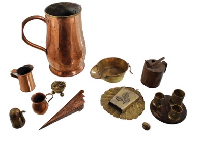 Assorted Makers: Brass & Copper Items Opportunity Lot