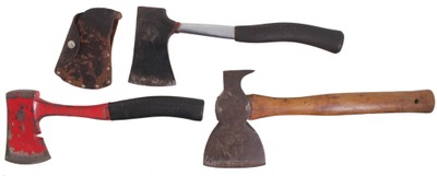 Assorted Makers: Lot Of Three Clean Hatchets