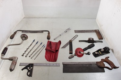 Assorted Makers: Lot Of Clean & Usabl Woodworking Tools
