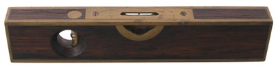 Stratton Brothers (Unmarked), No. 10: Eight-Inch Rosewood Plumb & Level