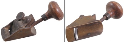 Unmarked: Early Cast Brass Violin Mkrs. Plane