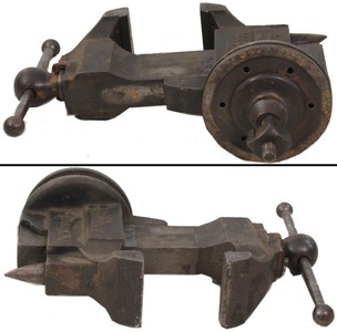 Charles Parker Company, Meriden, Connecticut, No. 22: Cast Iron Bench Vise