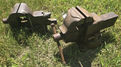 Assorted Makers: Two Clean & Usable Bench Vises