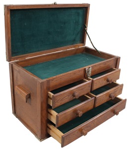 Unmarked: Later Type Oak Tool Chest