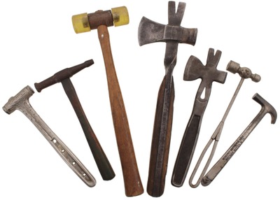 Assorted Makers: Lot Of Seven Clean Small Size Hammers