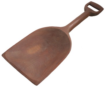 Unmarked: Unus. Child's Size Grain Shovel