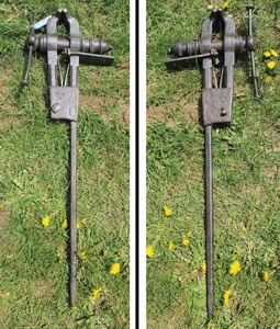 Unmarked: Early 4" Jaw B'smith's Post Vise