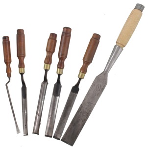 D.R. Barton & Company, Rochester, New York: Stepped Set Of Five Pattern Mkrs. Gouges
