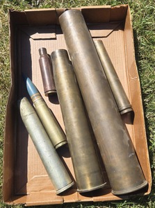 Assorted Makers: Lot Of Army Ordnance Shell Casings