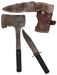 Utica Cutlery Company, Utica, New York: Combination Axe & Knife Tool Kit