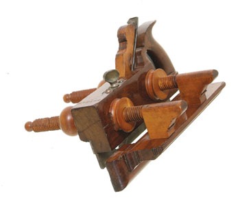 Unmarked: Handled Mahogany Plow Plane