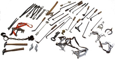 Assorted Makers: Working Set Of Veterenarian's Tools