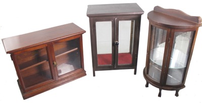Assorted Makers: Three Extra Clean Display Cases