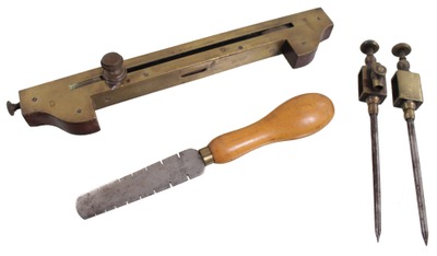 Assorted Makers: Three Brass Appt. Early Tools