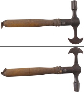 Unmarked: Graphic 19th C. Kitchen Hammer