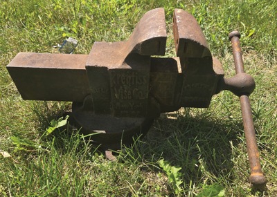 Prentiss Vise Company, New York, New York, No. 92: 4" Jaw Cast Iron Bench Vise