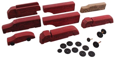Turner Button Company, Lansing, Iowa: Collection Of "Toywood" Toys