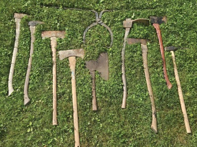 Assorted Makers: Lot Of Woodworking Edge Tools