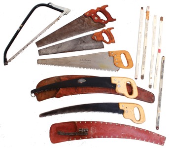 Assorted Makers: Crosscut, Prune, Bow Saw