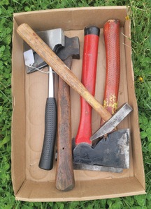 Assorted Makers: Lot Of Five Clean Hatchets