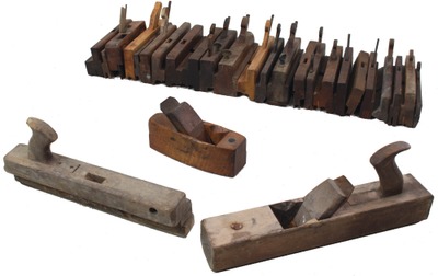 Assorted Makers: Lot Of Incomplete & Damaged Molding Planes