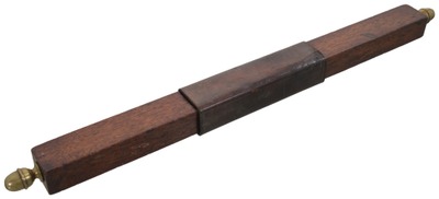 Ernest Broomfield: Unus. Mahogany & Brass Spirit Level