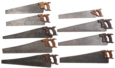 Assorted Makers: Lot Of Asst. Early Hand Saws